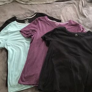 Lot of Basic T-shirts.
